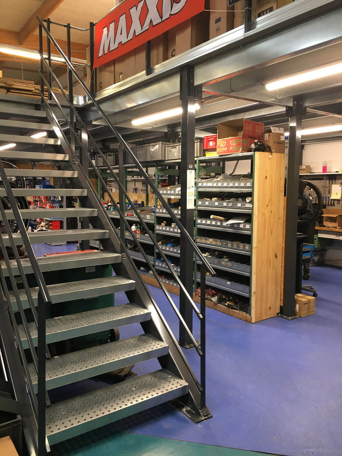 mezzanine métallique